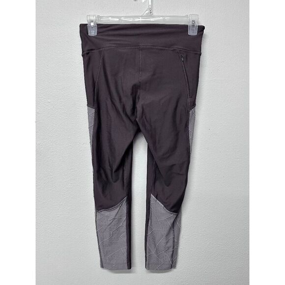 Under Armour Women's Armour Fly Fast Raised Thread Leggings - Ash Taupe L - Picture 6 of 9